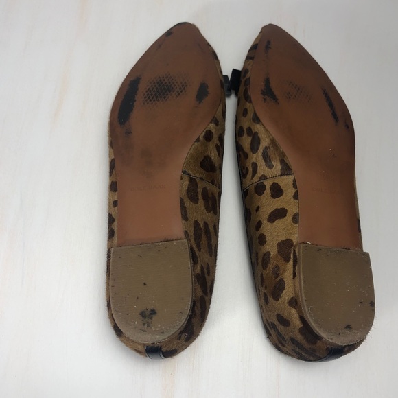 Cole Haan Leopard Flats Size 9.5 - Picture 3 of 5